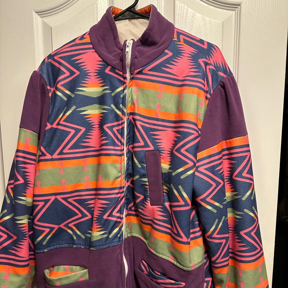 funky pattern jacket XL